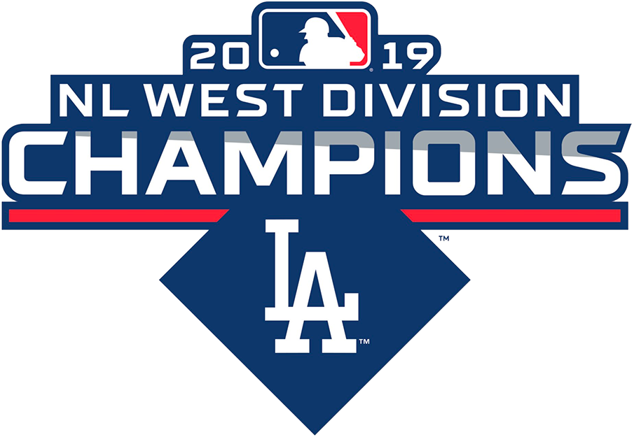 Los Angeles Dodgers 2019 Champion Logo vinyl decal